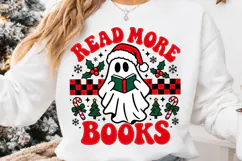 Read More Books PNG, Funny Christmas PNG, Christmas PNG Product Image 4