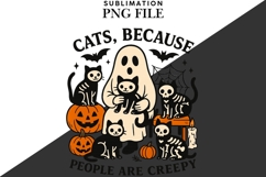 Ghosts cats png design for T-shirts Product Image 2