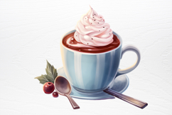 Christmas hot chocolate sublimation PNG Product Image 4