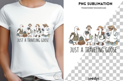 Taveling goose png design for T-shirts Product Image 4