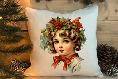 Vintage Christmas Clipart, Vintage Christmas Clipart Product Image 4