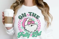 On the Petty List SVG, On Santa's petty List SVG, Petty SVG Product Image 5