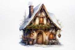 Christmas Nativity Watercolor Clipart PNG Product Image 4