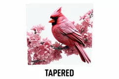 3D Cardinal Bird Tumbler Sublimation Wrap | 3D Tumbler Product Image 3