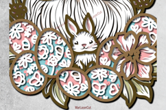 Multilayer Easter Gnome SVG Laser Cut File 3D Layered DXF Product Image 3