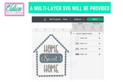 Home Sweet Home SVG |Rustic Farmhouse Sign SVG Product Image 5
