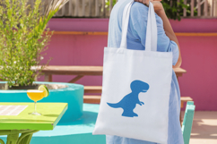 Cute Blue Dinosaur Silhouette Embroidery Design Product Image 4