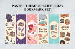 Pastel Theme Specific Cozy Bookmark Set,Elegant Stationery Product Image 4