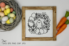 Easter Wreath svg files for cricut Product Image 4