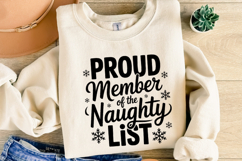 Proud member of the Naughty List Svg | Shirt Svg Product Image 4