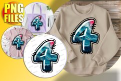 3 Doodle Letter Valentine Bright Festive Magic! Product Image 1