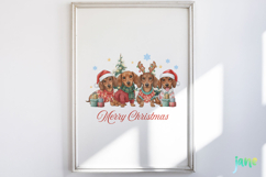 Merry Christmas Dogs Sublimation Product Image 2