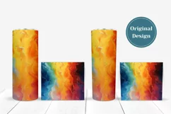 Colorful Tumbler Sublimation, Abstract Tumbler Wrap Designs Product Image 4
