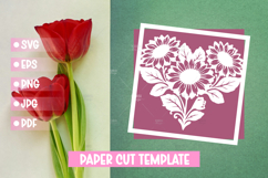 Valentine Card SVGs, Happy Valentine's greeting card SVG Product Image 1