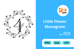Little Flower Monogram Product Image 1