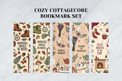 Cozy Cottagecore Bookmark Set,Warm Pastel Floral Designs Product Image 4