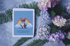 Pet sympathy card, Dog condolence cards, Pet loss card Product Image 2