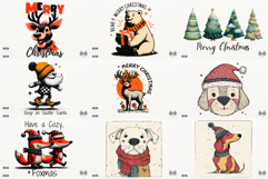 Hello Christmas Png Huge Bundle, Christmas Sublimation Product Image 8