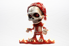 Christmas Skeleton Sublimation PNG Product Image 4