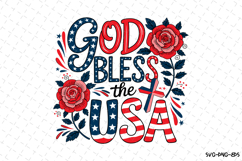 God bless the USA SVG | Quotes Svg | Svg Cut Files Product Image 1