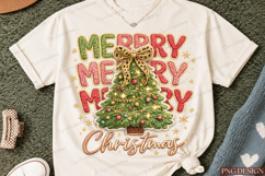 Coquette Floral Merry Christmas Png Product Image 6
