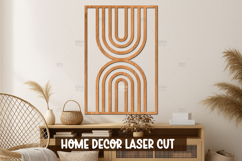 Mid Century Wall Art Laser Cut File for Home Decor Product Image 1
