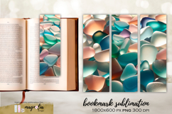 BEACH GLASS | pastel color Bookmark design png Product Image 1