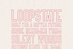 Harrison Modern Outline Display Font Product Image 4