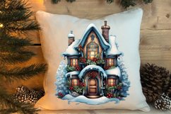 Beautiful Christmas Watercolor Clipart, Beautiful Christmas Product Image 4