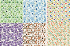 Greenhouse Fairy Digital Paper,Enchanted Botanical Pattern Product Image 4