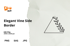 Elegant Vine Side Border Product Image 1