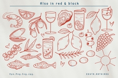 Coastal Bites - Mediterranean Food Clipart Bundle Product Image 4