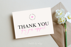 Editable Thank You Card Template | Canva Printable Design Product Image 4