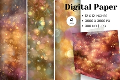 Rainbow glitter Background Wallpaper Sparkles Digital Paper Product Image 1