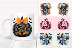 Halloween Mug Bundle. Halloween Mug Sublimation Product Image 5