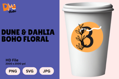 Dune &amp; Dahlia Boho Floral Monogram Product Image 1