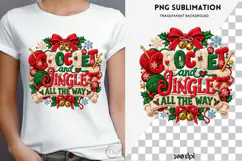 Christmas crochet png design for T-shirts Product Image 4