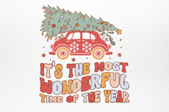 Retro Groovy Christmas SVG Product Image 4
