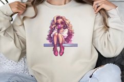 Anti Valentine girl Clipart PNG Product Image 1