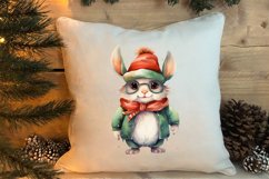 Christmas Farm Animals Sublimation Clipart Product Image 4