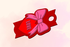 Valentine&#039;s Day Plate, 40 OZ Tumbler, Topper for 3D Printing Product Image 4