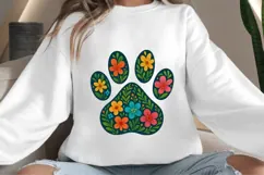 Paw Dog Print Sublimation PNG, Graphic Illustration Crafts Product Image 2