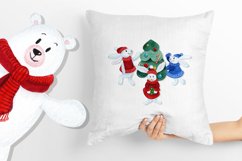 Christmas Animals Clipart, winter animal clipart Product Image 2