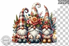 Christmas Gnome Sublimation - Clipart PNG Design Product Image 1