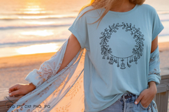 Spring flowers wreath SVG Product Image 4