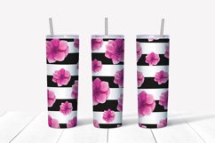 Flowers Skinny Seamless Tumbler Sublimation Wrap Bundle Product Image 9