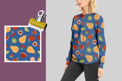 Fruits and vegetables - paper/seamless patterns Product Image 5