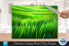 Green Grass Cutting Board Sublimation Design Product Image 1