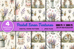 Pastel Linen Textures JPG Product Image 1