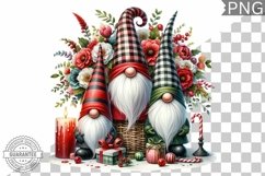 Christmas Gnome Sublimation - Clipart PNG Bundle Product Image 5